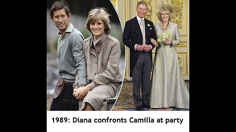 Princess Diana confronts Charles' mistress Queen Camilla at Camilla's sister Annabel's party in 1989