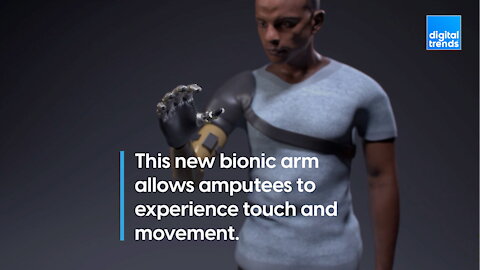 This new bionic arm allows amputees to experience touch and movement