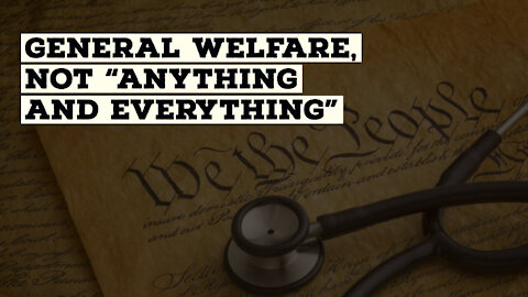 The general Welfare Clause: An Introduction