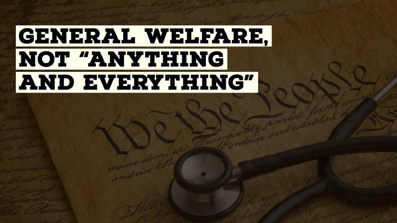 The general Welfare Clause: An Introduction