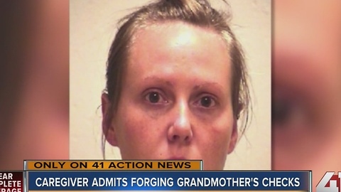 Caregiver admits to forging grandmotherâs checks