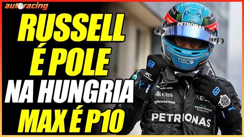 MERCEDES QUEBRA A BANCA E FAZ A POLE NO GP DA HUNGRIA EM BUDAPESTE | TREINO DE CLASSIFICAÇÃO F1 2022