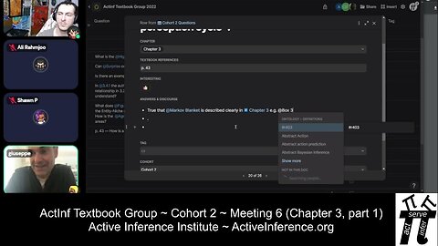 ActInf Textbook Group ~ Cohort 2 ~ Meeting 6 (Chapter 3, part 1)