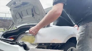 BMW Z4 - Painting my rear wing. Not the best results! Part 21