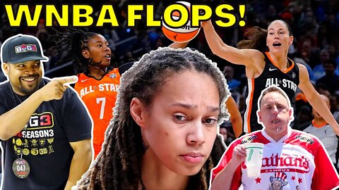 WNBA All Star TV Ratings Are HORRIFIC! DESTROYED by HOT DOG EATING Contest! Big 3 & WWE Strong!