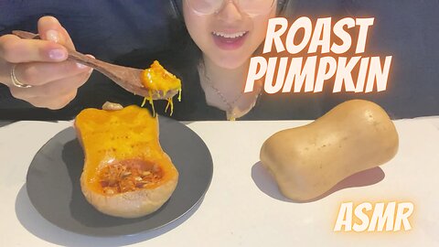 Butter Pumpkin ASMR | HALLOWEEN ROAST | Echo Eats