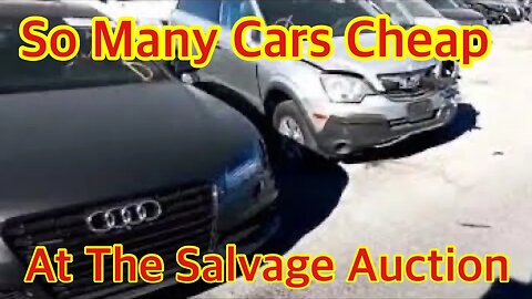 SO MANY CARS AND TRUCKS CHEAP AT AUCTION, Copart Walk Around