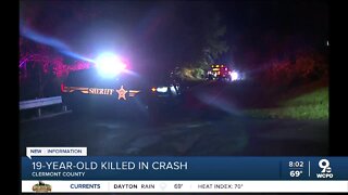 19-year-old killed in Clermont County crash