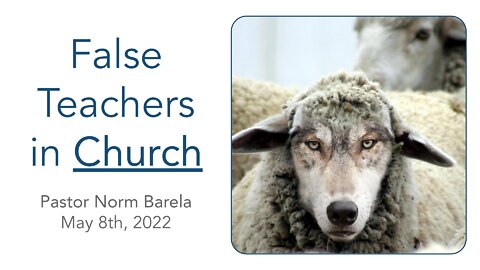 False Teachers in Church