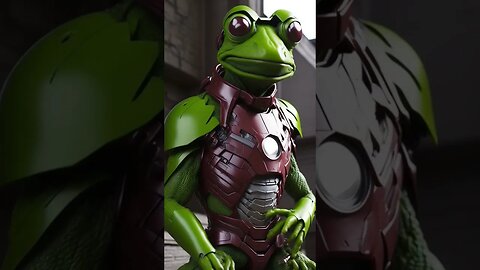 Kermit the Frog as Iron Man #funny #shorts