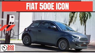 FIAT 500E ICON a small electric car with 320 km range