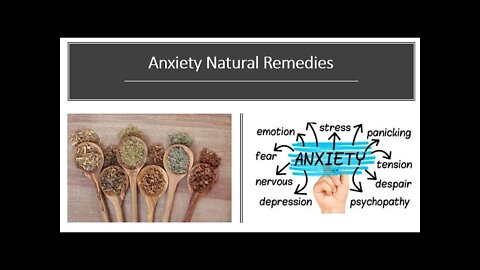 Natural & Alternative Anxiety Remedies with Herbs, Diet, Lifestyle & Supplements