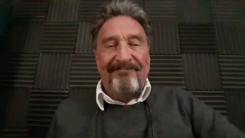 “Is there a Deep State - Yes there’s a deep State” Listen John McAfee explain.