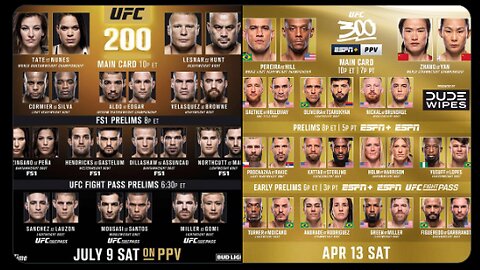 UFC 200 OR 300? WHICH WAS BETTER?