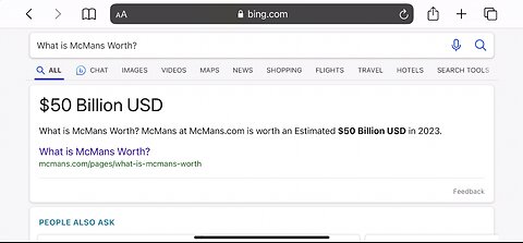 McMans.com $50 Billion USD Bing Search April 14, 2023