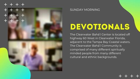 July 5th Sunday Morning Devotionals with Tony Ballard