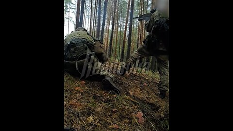 Footage of Russian special forces from a clash with Ukrainian DRG in the Kharkov region