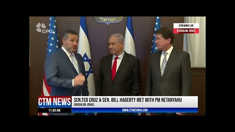 Sen.Ted Cruz & Sen. Bill Hagerty met with PM Netanyahu