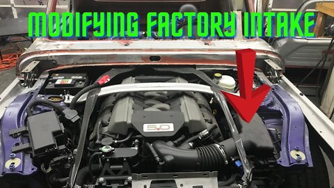 Modifying Mustang Factory Intake into the F100 || Amazon Plastic Welding HOW I DO IT? FactoryFresh