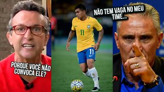 CRAQUE NETO QUESTIONA TITE SOBRE DUDU NA SELEÇÃO | DE GOLEADA