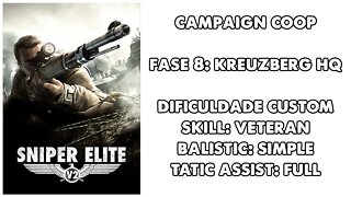 Sniper Elite V2 - Coop - Fase 8 - Dificuldade Custom