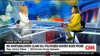 Pelosi Gets Checked By CNN