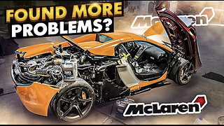 REBUILDING WRECKED MCLAREN 650S SPIDER PART #4 FOUND MORE PROBLEMS?