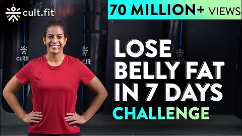 LOSE BELLY FAT IN 7 DAYS CHALLENGE | Lose Belly Fat In 1 Week At Home 🏡🔥