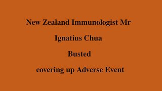 immunologist hides adverse event