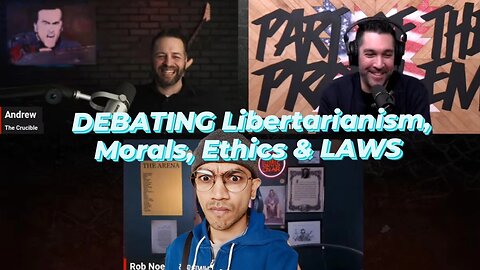 DAVE SMITH VS ANDREW WILSON DEBATE ABOUT LIBERTARIANISM & LAWS