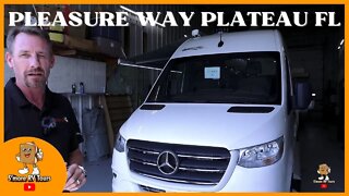 It's Like Driving A Car That You Can Live In! The 2022 Pleasure Way Plateau FL Mercedes Motorhome