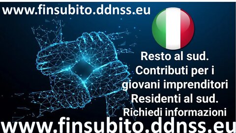 Resto al Sud, contributi per giovani imprenditori residenti al sud. #restoalsud00001