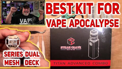 Steam Crave Titan Advanced Combo Kit with PWM Mod V1 5 and Aromamizer V2 RDTA Dual Mesh Deck Review