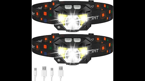LHKNL Headlamp Flashlight, 1200 Lumen Ultra-Light Bright LED
