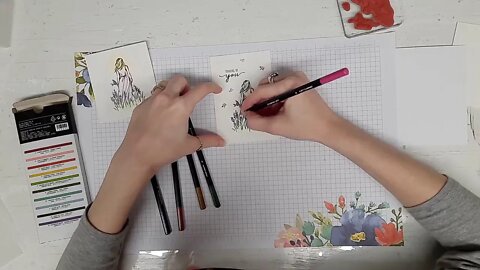 Technique Thursday - Outline Watercolor Technique
