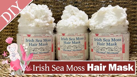 Irish Sea Moss Hair Mask 🧜🏼 GET SHINY HAIR, SILKY HAIR, SOFT HAIR , SMOOTH HAIR NATURALLY