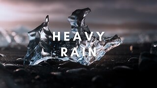 Heavy Rain Sounds for Study, Sleeping & Secg | Relaxation Icy Cosy Vibe