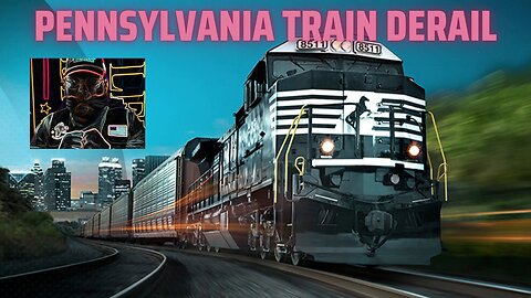 Freight train derailment in Pennsylvania