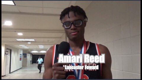 Lancaster Forward Amari Reed after Winning Texas 5a State Championship