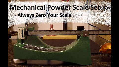 Reloading - Mechanical Power Scale Setup