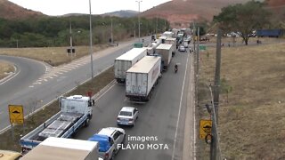 Protesto na BR-116: Indígenas Liberam Tráfego após cerca de 6 horas de Manifestações.