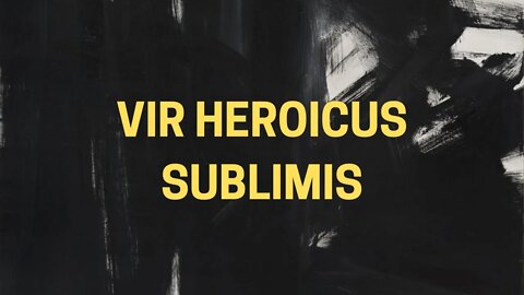 Leitura do poema em prosa VIR HEROICUS SUBLIMIS