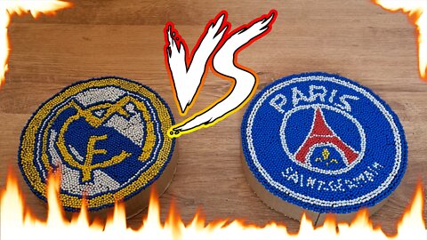 Real Madrid vs PSG 🔥 MATCHES ART CHAIN REACTION