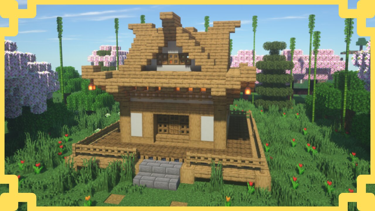 Minecraft | How to Build a Japanese Starter House