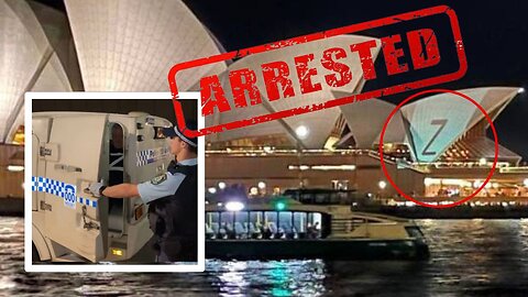 Police arrest man after Z appears on Sydney's Opera House!