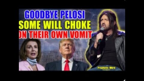 Robin D. Bullock SHOCKING MESSAGE: PELOSI STEPS DOWN! Some Will Choke On Their Own Vomit