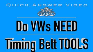Do You NEED a CamShaft Lock When Replacing a Timing Belt