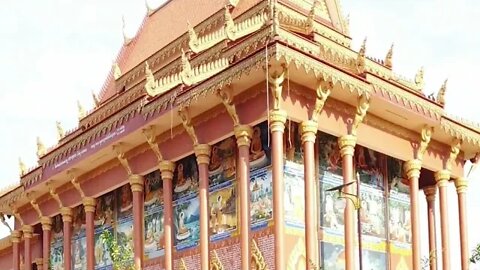 Tour Siem Reap2021, Wat Por Piduem Pagoda #Shorts Clip2021, #walkingtour / Amazing Tour Cambodia.