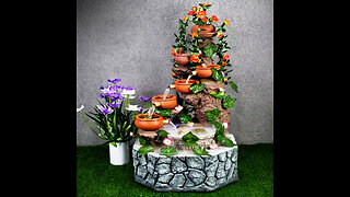 Creative ideas from styrofoam - Make your own beautiful fountain very simple - For your family