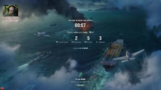 World Of Warships Grind on Peppermint Linux Tier 5 Crusier